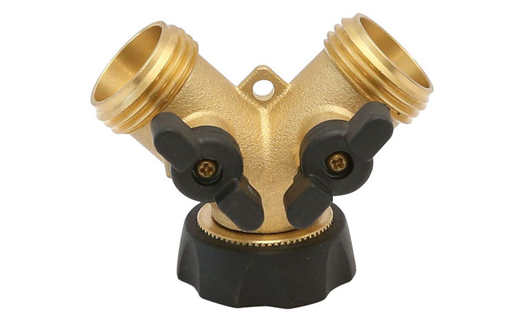 پیتل Threaded Male 2-Way Shut-off Valve made in China