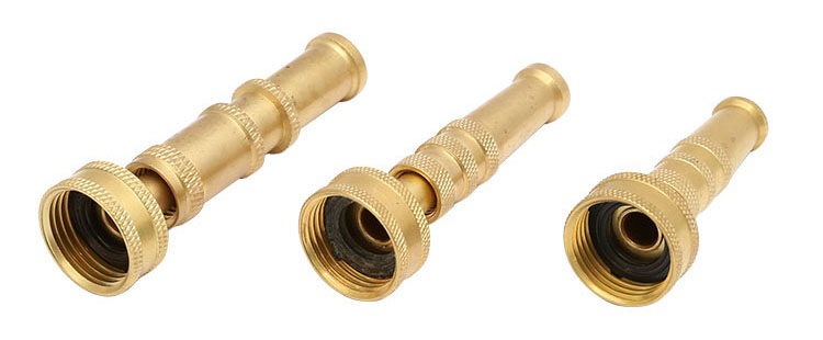 پیتل Adjustable Twist Hose Spray Nozzle Set